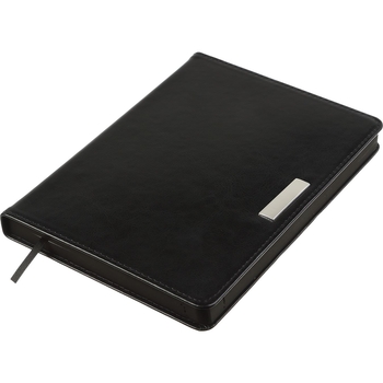 Ежедневник датированный Buromax Salerno 2024 A5 черный (BM.2133-01) - Pampik - 2