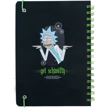 Блокнот Kite Rick and Morty A5 у клітинку 80 аркушів (RM24-190) - Pampik - 3