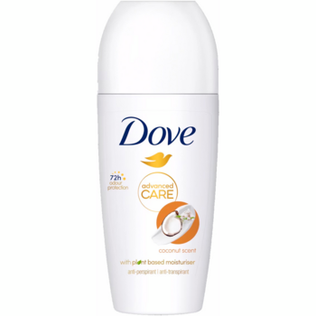 Антиперспірант Dove Advanced Care Coconut scent 72h кульковий, 50 мл - Pampik