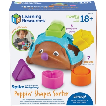 Навчальний ігровий набір Learning Resources Spike The Fine Motor Hedgehog Pop-It Сортер Їжачок - Pampik
