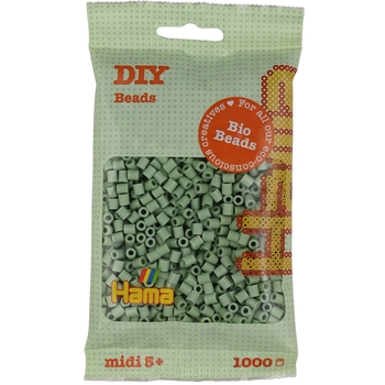 Термомозаїка Hama Midi Набір сіро-зелених біо-намистин, 1000 шт. (HM-190-101) - Pampik