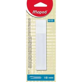 Лезвия для канцелярских ножей Maped 18 мм 10 шт. (MP.640721) - Pampik