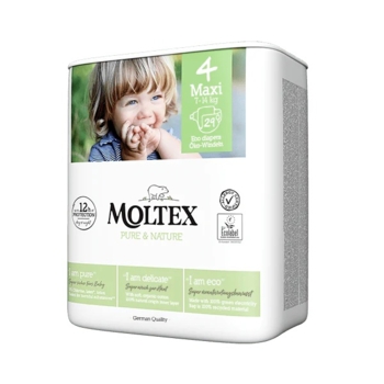 Підгузки на липучках Moltex Pure & Nature 4 (7-14 кг), 29 шт. - Pampik - 2