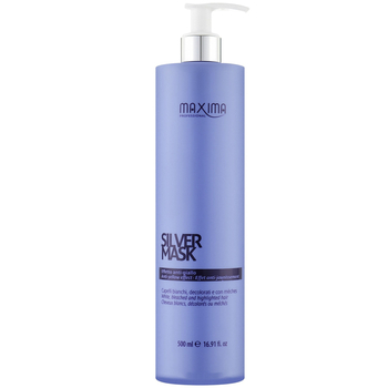 Маска для волосся Maxima Silver Mask від небажаного жовтого відтінку 500 мл - Pampik