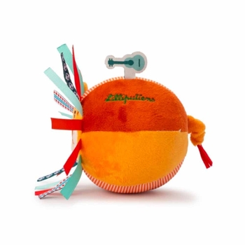 М'яч із брязкальцем Lilliputiens Лев Джек (83476) - Pampik - 2