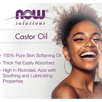 Касторова олія Now Solution Oils Castor Oil 118 мл - Pampik - 3