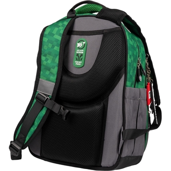 Рюкзак Yes Minecraft S-91 школьный серо-зеленый (559751) - Pampik - 6