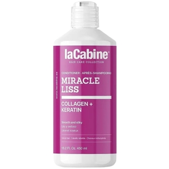 Кондиционер La Cabine Miracle Liss для непослушных волос с коллагеном и кератином 450 мл - Pampik