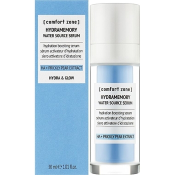 Сироватка для сяяння обличчя Comfort Zone Hydramemory Water Source Serum HA+Prickly Pear Extract зволожувальна з екстрактом опунції 30 мл - Pampik
