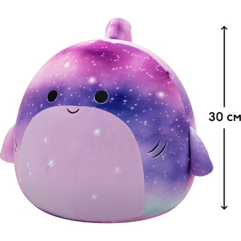Мягкая игрушка Squishmallows Акула Алия, 30 см (SQCR06574) - Pampik - 6
