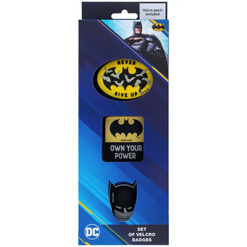 Набор бейджей на липучке Kite DC Comics Batman DC24-3012-1 3 шт. - Pampik