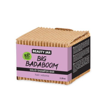 Твердий шампунь для об'єму волосся Beauty Jar 65 мл - Pampik