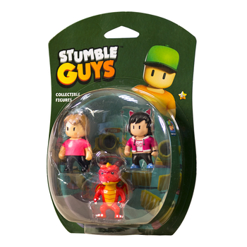 Набор коллекционных фигурок Stumble Guys Оператор Джина, Дракон Инферно, Мисс Стамбл 3 шт. х 6 см (SG2020-3) - Pampik - 3
