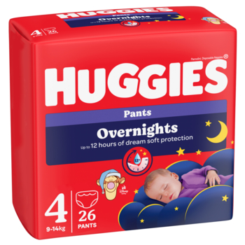 Подгузники-трусики Huggies Overnight 4 (9-14 кг), 26 шт. - Pampik - 2