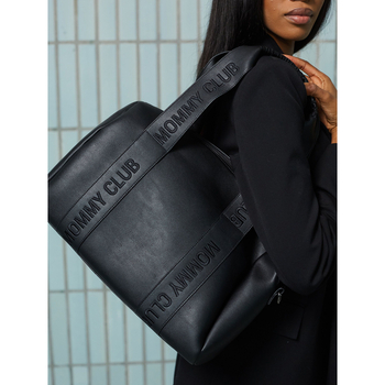 Сумка Childhome Mommy club Signature vegan leather black (CWMCSLBL) - Pampik - 6