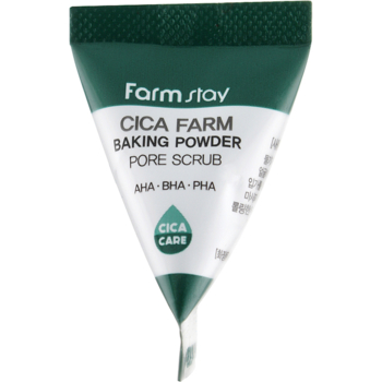 Скраб для лица FarmStay Cica Farm Baking Powder Pore Scrub с центеллой 7 г - Pampik