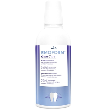 Ополіскувач для ротової порожнини Dr. Wild Emoform Догляд за яснами з мінеральними солями концентрат, 500 мл - Pampik