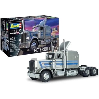 Сборная модель Revell Грузовой тягач Peterbilt 359 уровень 5, масштаб 1:25, 302 детали (RVL-12627) - Pampik - 2