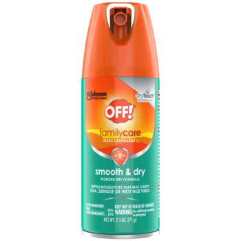 Сухий аерозоль від комарів OFF Smooth&Dry, 100 мл - Pampik