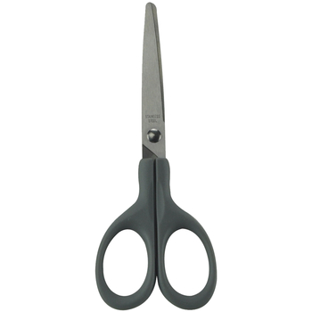 Ножницы офисные Buromax Jobmax серые 170 мм (BM.4522) - Pampik