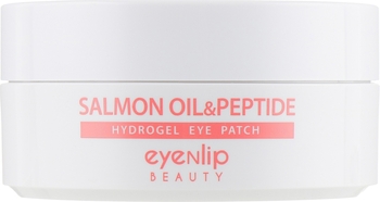 Патчі для зони під очима Eyenlip Salmon Oil & Peptide з пептидами та екстрактом лосося, 60 шт. - Pampik - 2