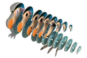 Сборная 3Д модель Eugy Зоопарк Додо (XEG-100) - Pampik - 2