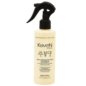 Спрей - термозахист Phytorelax Laboratories Keratin Liss Anti-Frizz & Anti-Humidity водостійкий 200 мл - Pampik