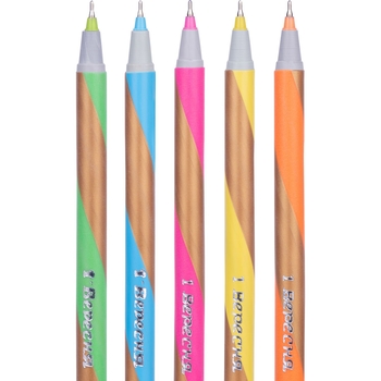 Ручка кулькова 1 Вересня Goldstar сині чорнила упаковка 30 шт. (411826) - Pampik - 2