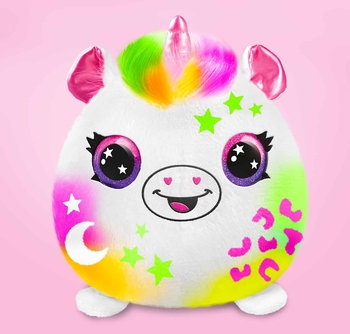 Набір для творчості Canal Toys DIY Airbrush Plush Сквіш Неон сюрприз (AIR022) - Pampik - 9
