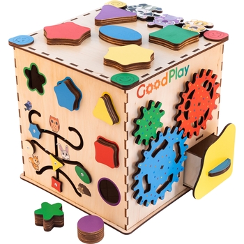 Бизикубик GoodPlay Творческий 25х25х25 см (K104) - Pampik - 5