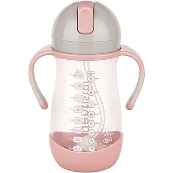 Чашка з трубочкою Dentistar, 260 мл, рожевий (3960021) - Pampik - 2