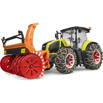 Игрушечная машинка Bruder Трактор Claas Axion 950 для уборки снега 1:16 (03017) - Pampik - 4