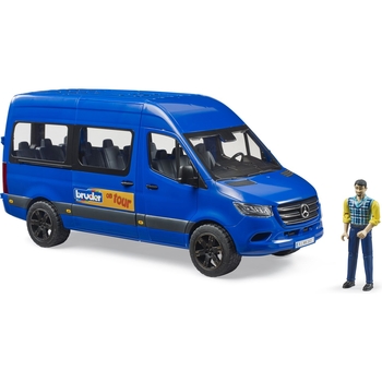 Іграшкова машинка Bruder Туристичний автомобіль MB Sprinter з фігуркою 1:16 (02681) - Pampik - 4