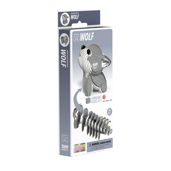 Збірна 3Д модель Eugy Зоопарк Вовк (XEG-040) - Pampik - 3