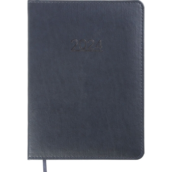 Ежедневник датированный Buromax Prime 2024 A5 синий (BM.2196-03) - Pampik