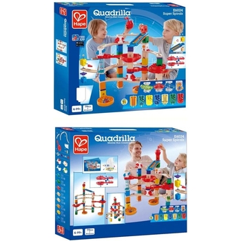 Конструктор-лабіринт Hape Quadrilla Спіралі 129 елементів (E6024) - Pampik - 9