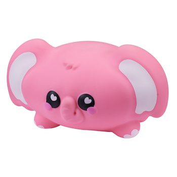 Игрушка-антистресс Smooshzees Snugzees Слон Баблз коллекционная розовая (8232) - Pampik - 2