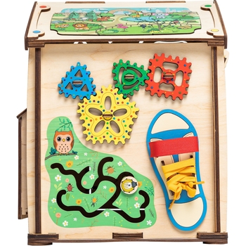 Бизидом GoodPlay Мудрец с LED подсветкой 28х28х35 см (B104E) - Pampik - 7