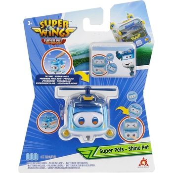 Ігрова фігурка Super Wings Super Pet Шайн улюбленець зі світловими ефектами (EU770420) - Pampik - 3