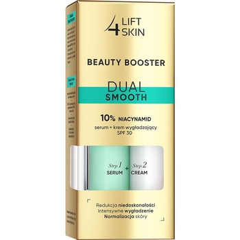 Сироватка Lift 4 Skin Beauty Booster Dual Smooth 10% Niacynamid Serum + Cream SPF30+30 мл (2шт. х15 мл) - Pampik - 2