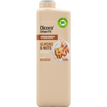 Живильний гель для душу Dicora Urban Fit Мигдаль та горіхи 750 мл - Pampik