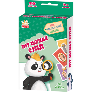 Настільна гра Ранок Гралочка-розвивалочка Піт шукає на слід (G1390001У) - Pampik