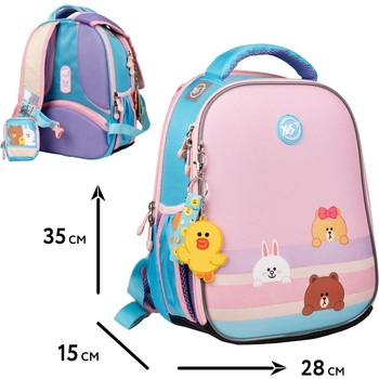 Рюкзак каркасный Yes H-100 Line Friends (559549) - Pampik - 22