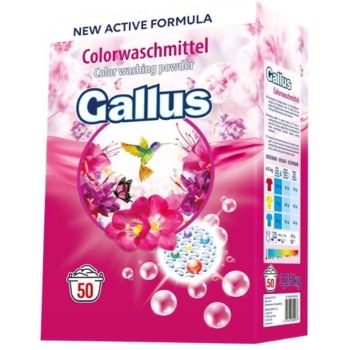Пральний порошок Gallus Color Кольоровий, 3.25 кг - Pampik