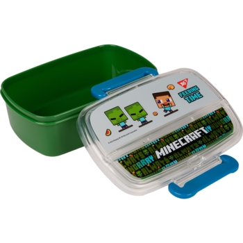 Ланч-бокс Yes Minecraft з приладдям, 750 мл (708160) - Pampik - 2