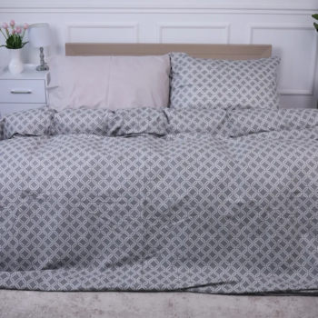 Комплект постельного белья MirSon Ranforce Elite 17-4740 Rhombuses 110 х 140 см - Pampik