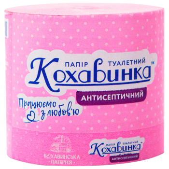 Бумага туалетная Кохавинка Антисептическая, без втулки, 1 рулон - Pampik