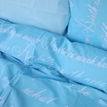 Комплект постельного белья MirSon Ranforce Elite 17-4744 Manuscript 110 х 140 см - Pampik - 4