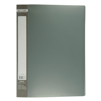 Папка с 30 файлами Buromax Jombax А4 серая (BM.3611-09) - Pampik