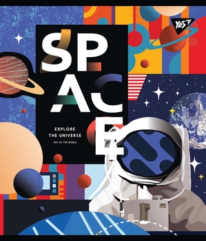 Набор тетрадей Yes Space abstract А5, в клетку, 18 листов, 10 шт. (765195) - Pampik - 3